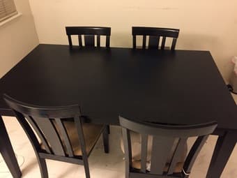 Dinning table and 4 chair set 1