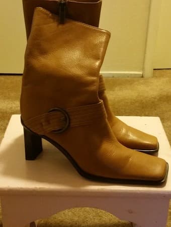 Anne Klein Leather Boots 1