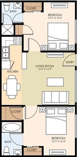 Room 1BD/1 Attached Private Bathroom for rent in Mountain View-$1250 2