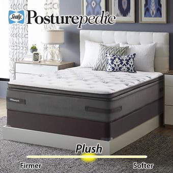 Sealy Posturepedic Queen-size plush mattress w/ boxspring - $400 1