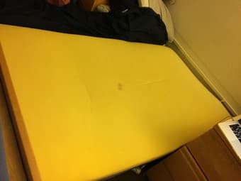 3" twin xl size foam mattress topper 1