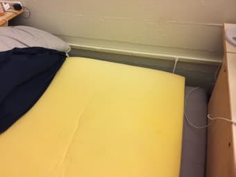 3" twin xl size foam mattress topper 3