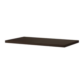 IKEA table (dark brown top and beautiful metallic legs) 2