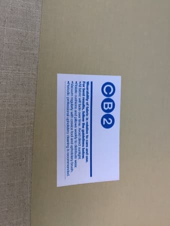 CB2 club chair - $400 3