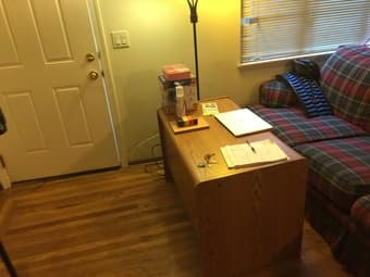 Living room for rent from 12.20-1.25, Alma street 2891, $18 per day. 2