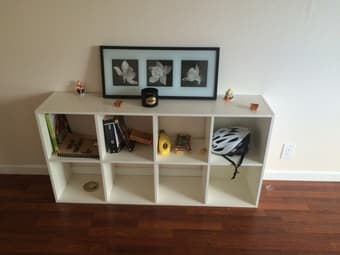 IKEA Malm Bed, Shelf Unit and Bookcase 1