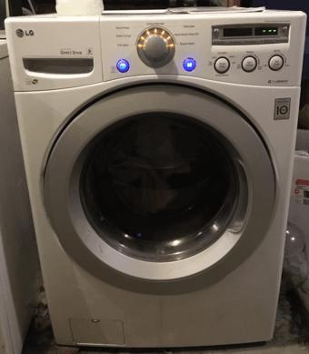 LG front-loading 4 cu ft. washing machine 1