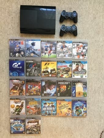 PS3 and 22 games(!) 1