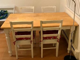 Farm House Table and Chairs 2
