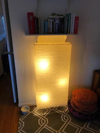 IKEA standing paper lamp 1