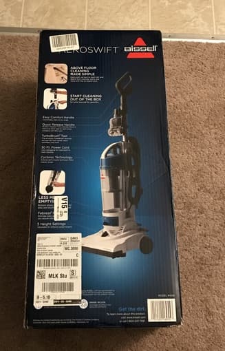 Bissell Vacuum Cleaner - Aeroswift (New in Box) 1