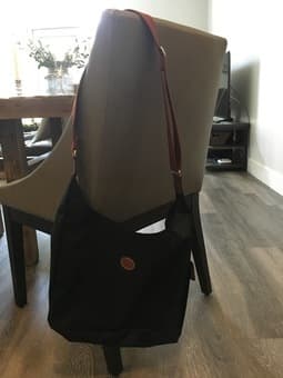 Longchamp Le Pliage Hobo Side Pocket Shoulder Crossbody, Black 2