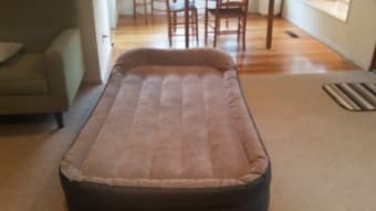 Intex Airbed with Electric Pump, almost new 1