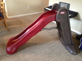 Little Tikes slide used indoors 2