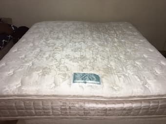 King size - pillow top - double sided mattress 1