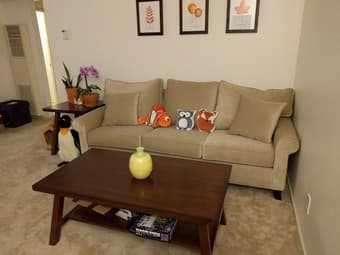 Sofa, coffee table, side table 1