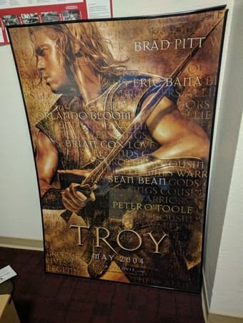 Large Framed Troy Movie Poster 1