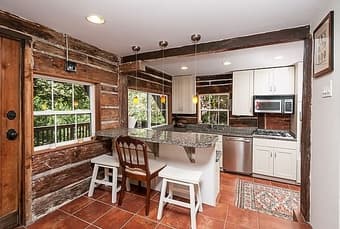 Majestic Log Cabin in Fairytale Woods available Feb 12 3