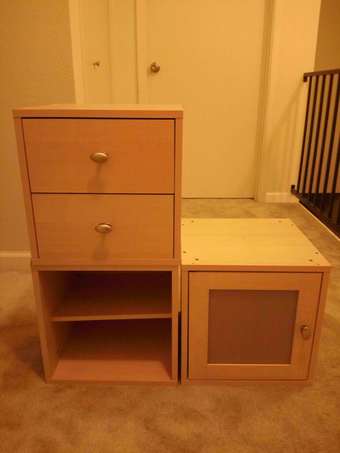 Night Stand for bedroom set of 3 1
