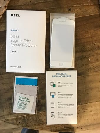 Peel iPhone 7 Glass Screen Protector (2 for a discounted price!) 1