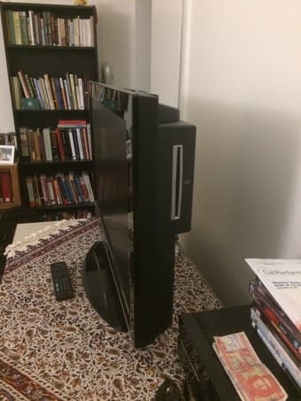 26-inch TV with built-in DVD player, 80$ 1