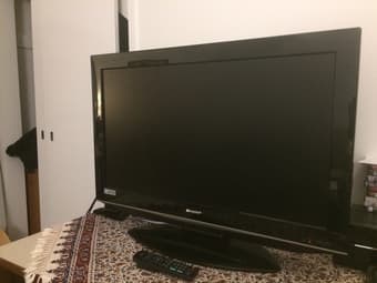 26-inch TV with built-in DVD player, 80$ 2