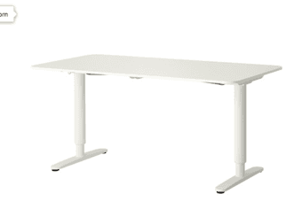 Like new sit/stand Bekant Ikea Desk! 2