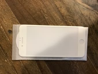 Peel iPhone 7 Glass Screen Protector White 2