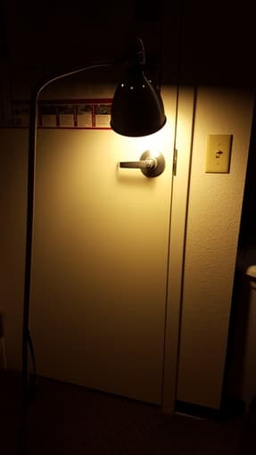 Tall Standing Light (Silver) 1