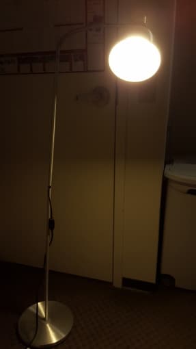 Tall Standing Light (Silver) 2