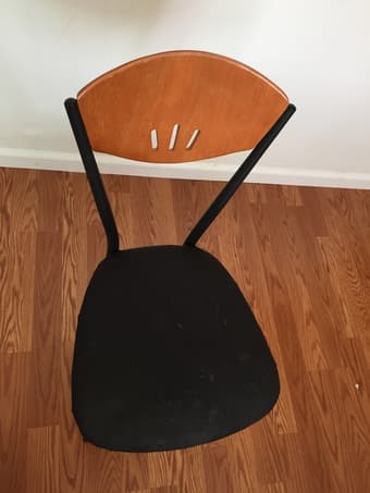 Dining Tables With five Chairs ($40) + Chair $10 + baby chair &10 2
