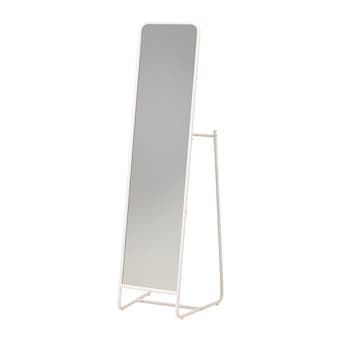 IKEA Full-body Floor mirror with hangers, white 1