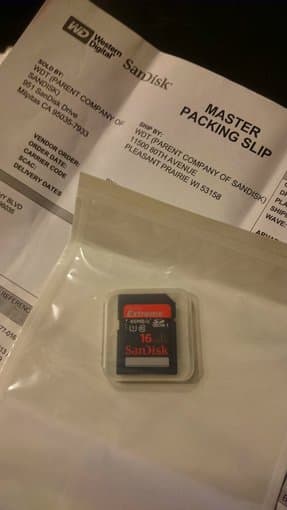 NEW SanDisk Extreme 16GB SD Card 1