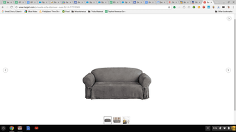 Grey Couch Cover 1