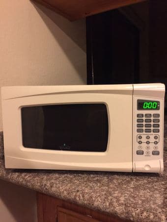 Very good condition-Rival Microwave oven-white 1