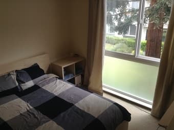 furnished bedroom in 2bed/1ba apt near San Antonio in Mountain View 1