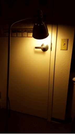 Tall Standing Light (black) 1