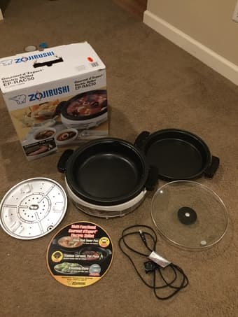 AeroBed Queen Size  and Electric Skillet 3