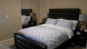 1 MASTER BEDROOM with private BATH (for 1 or 2 people) 2