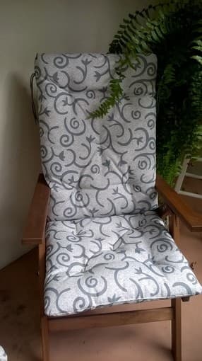 Two cushions for Ikea Applaro deck chair 1