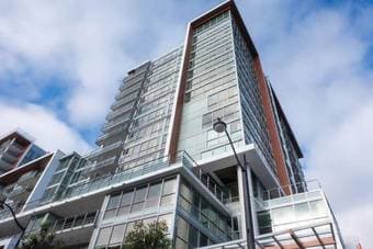 Master Bedroom + Bathroom in Luxury SF Mission Bay Condo 1