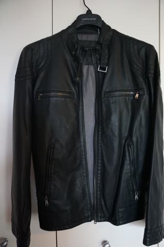 Calvin Klein faux leather jacket 1