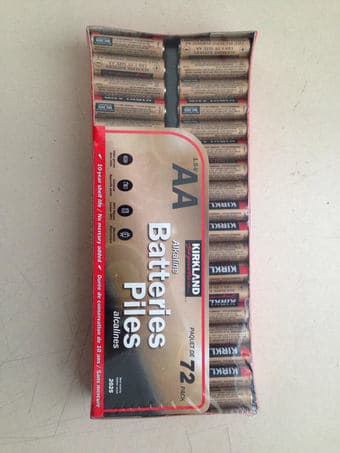 NEW:Brawny Paper Towel, Homai Fancy Rice,Kirkland AA Batteries 72pk 1