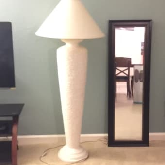 price reduced 50%. office desks and chairs. floor lamps. 1