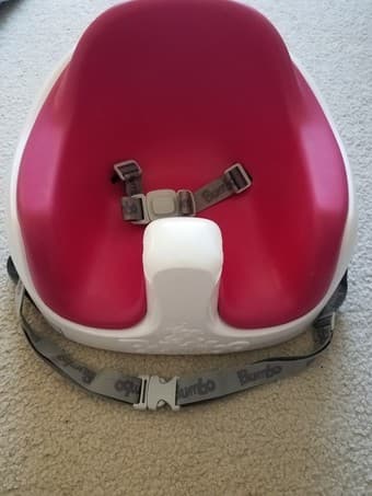 Baby items: Nuna leaf, Jumperoo, Bumbo seat, Swaddle strap 3