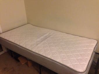 almost new mattress and frame 2