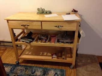 Kitchen Island Bar Cart 1