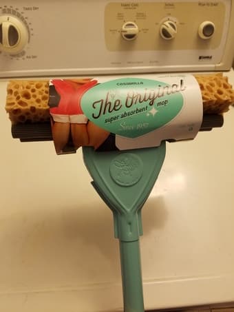 Mop, Paper Towels, and Dry Swiffer 1