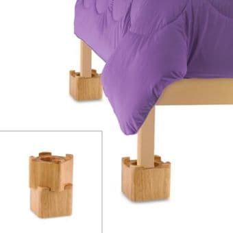 Mahogany Furniture Risers: Raise your furniture for more storage space 3
