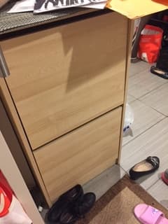 moving sale: fridge, monitor, mirror, shoe cabinet, drawers 2